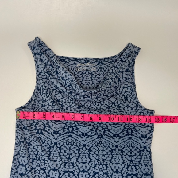 Eddie Bauer Outdoor Women’s Casual Dress Sleeveless Midi Cowl Neck Blue Size XS - Picture 11 of 13